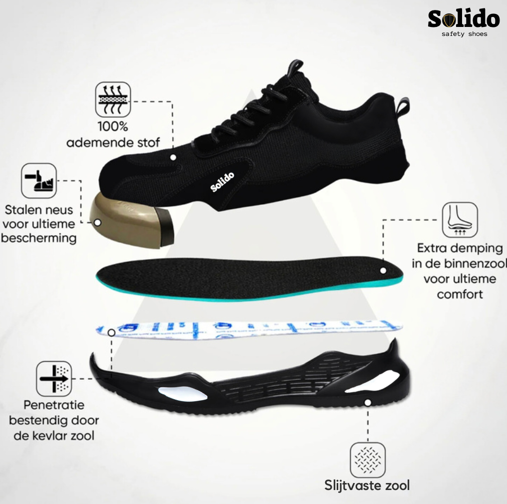 Solido Comfortabele Veiligheids Sneaker